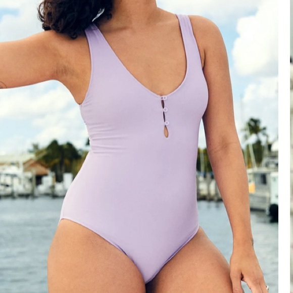 Aerie Full Coverage One Piece Swimsuit (Long) - Picture 3 of 7